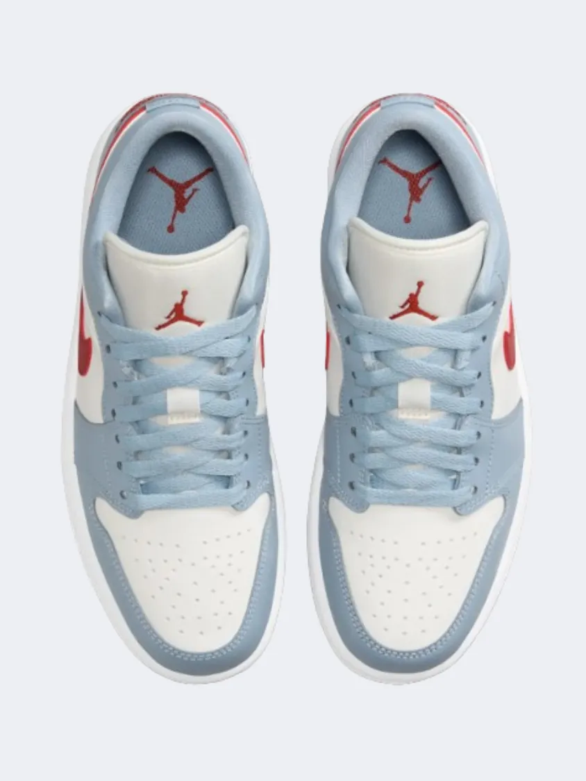 Nike Air Jordan 1 Women Lifestyle Shoes Sail/Blue/White/Red