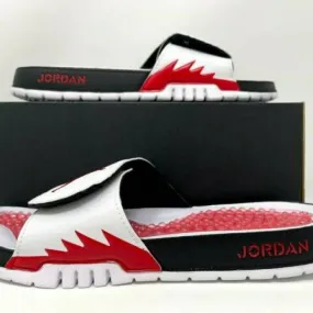 Nike Air Jordan Hydro V 5 Retro Slide Fire Red Men's Siz...