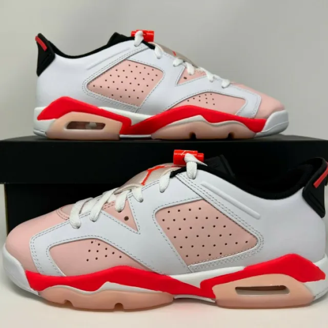 Nike Air Jordan Retro VI 6 Low GS Atmosphere Grade Schoo...