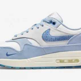 NIKE AIR MAX 1 BLUEPRINT White Dark Marina Blue Dutch Bl...