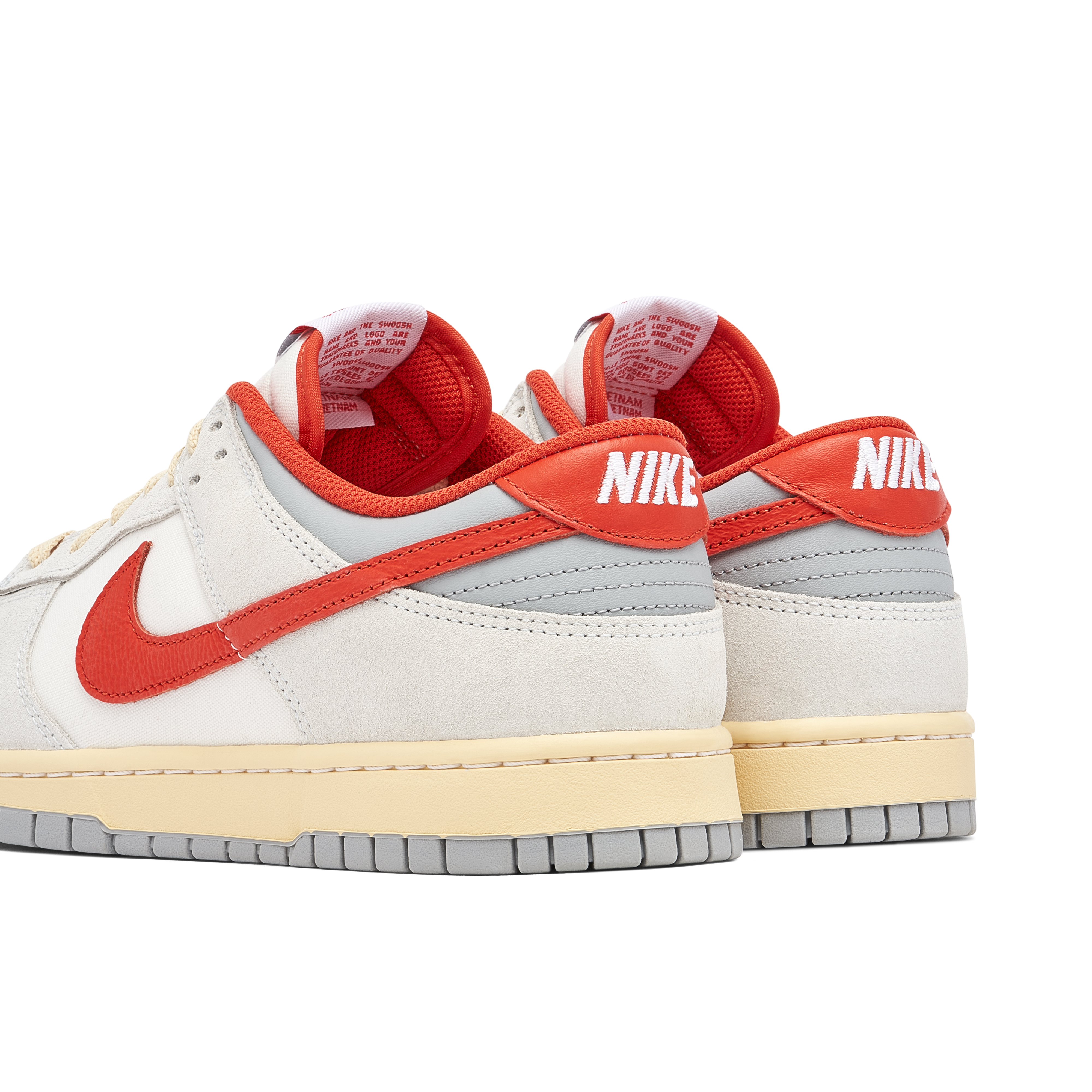 Nike Dunk Low Athletic Department Grey Red | FJ5429-133 | Laced