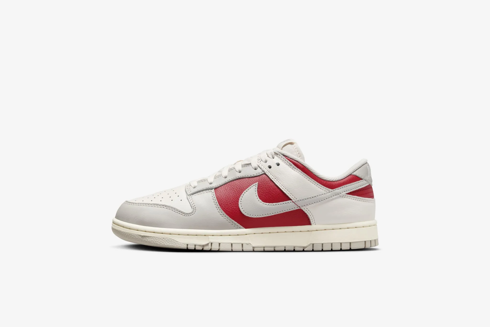 Nike Dunk Low Retro M - Phantom / Lt Iron Ore / Gym Red