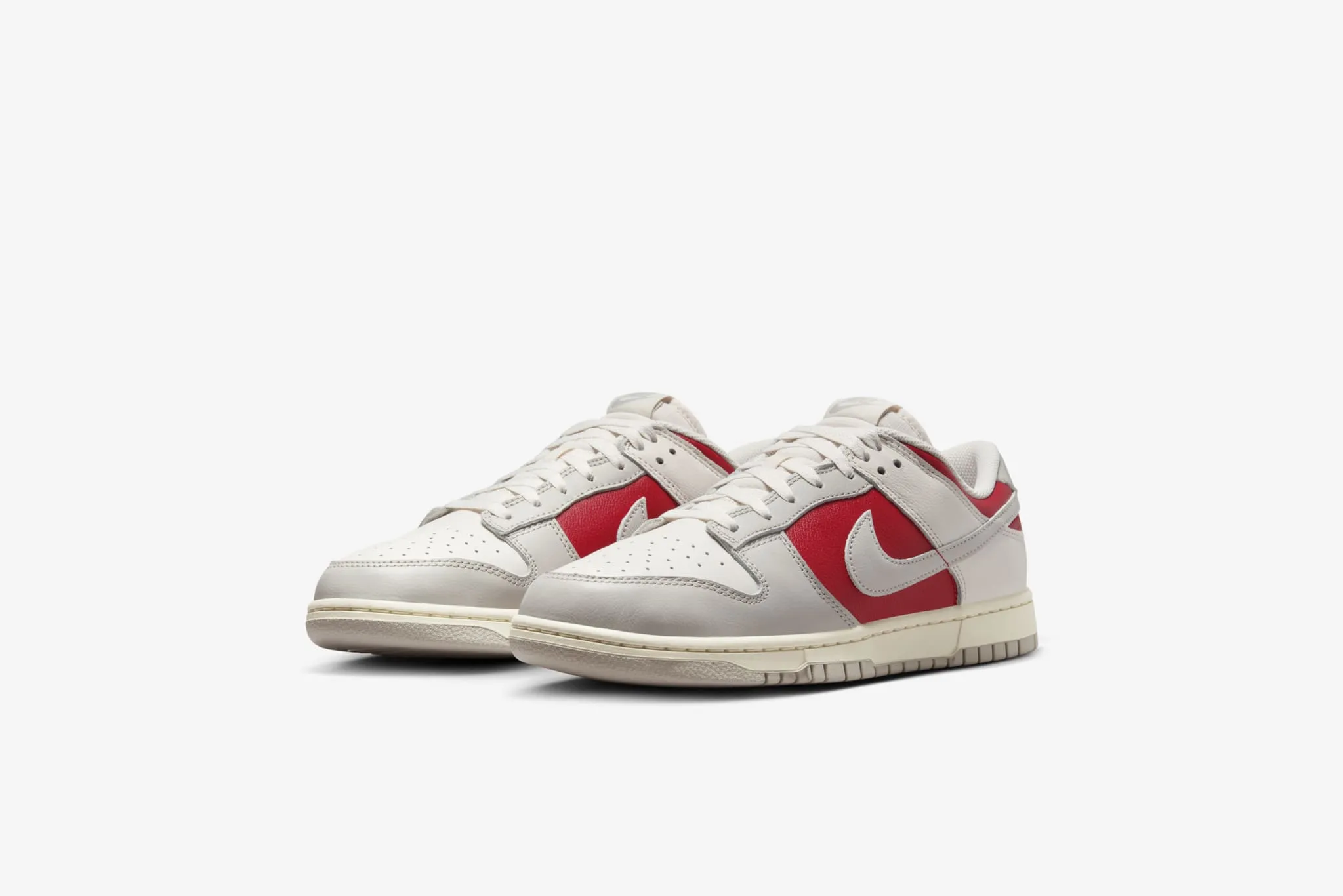 Nike Dunk Low Retro M - Phantom / Lt Iron Ore / Gym Red