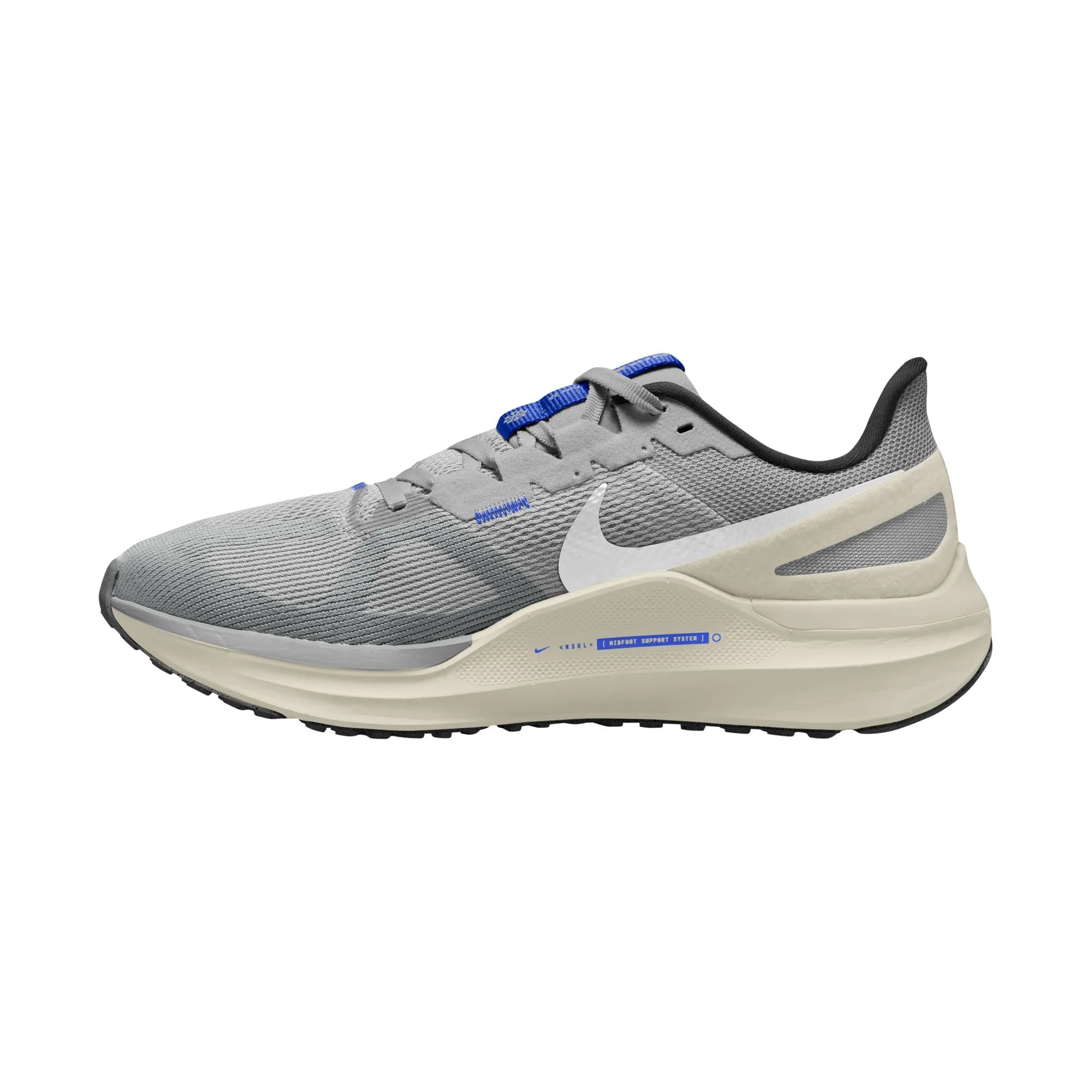 Nike Men's Air Zoom Structure 25 Running Shoes Smoke Grey / White / Wolf Grey / Sail