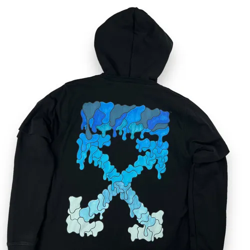 Off-White Marker Arrows Layered Hoodie 