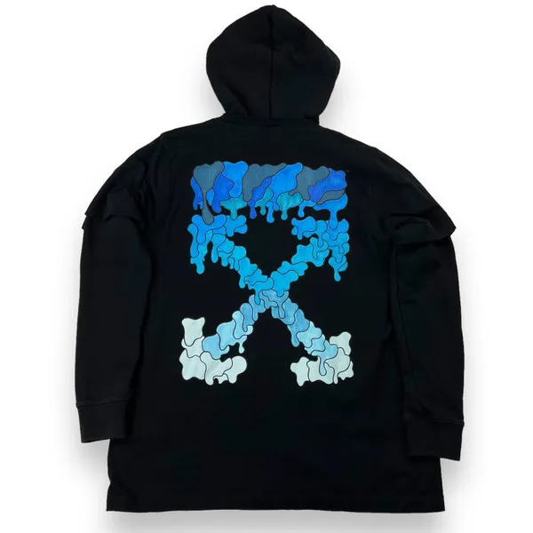 Off-White Marker Arrows Layered Hoodie 