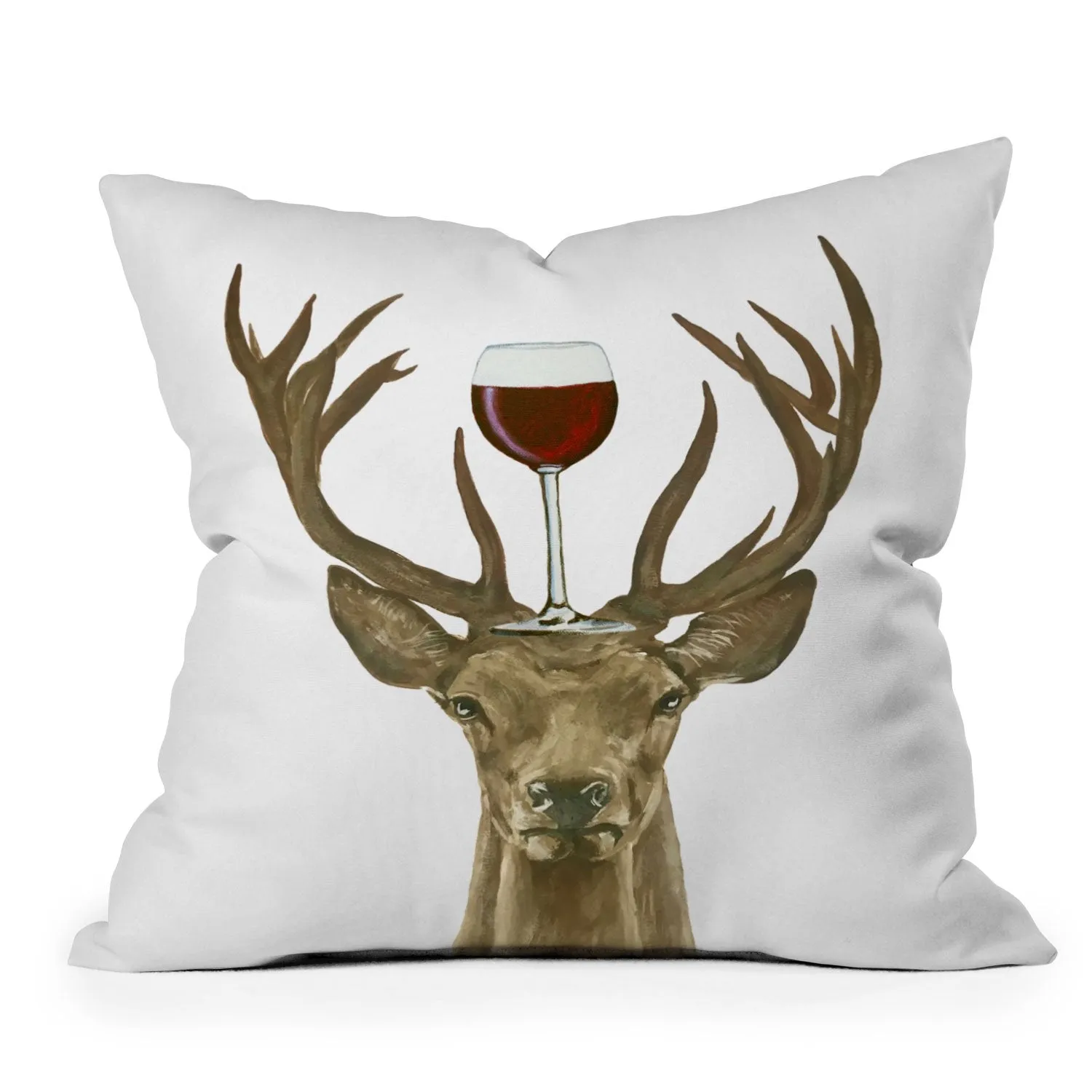 Ole Drinking Doe Indoor / Outdoor Throw Pillows (DS)