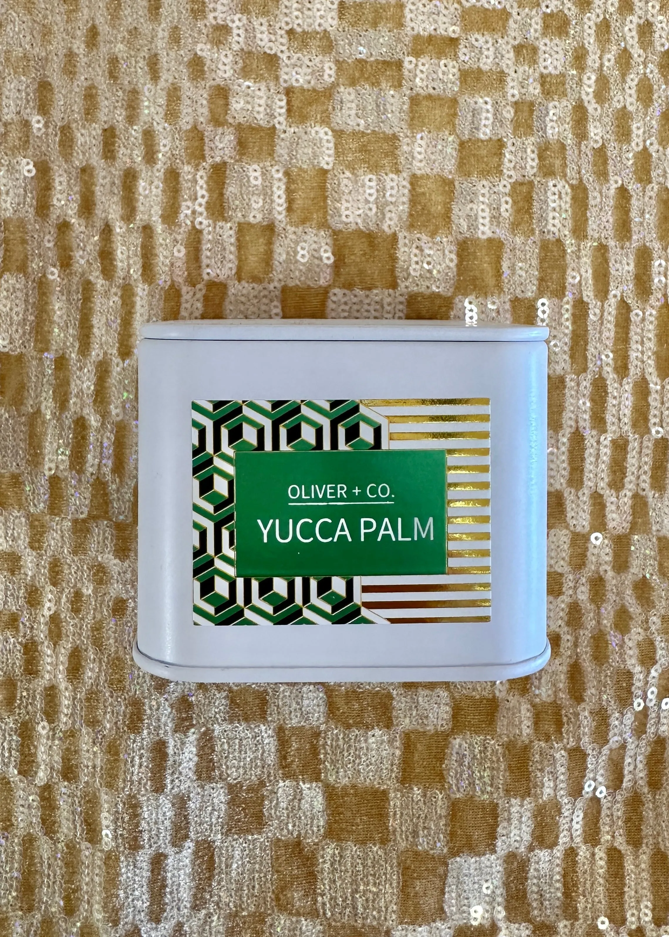 Oliver + CO:  Yucca Palm Travel Candles 6 OZ