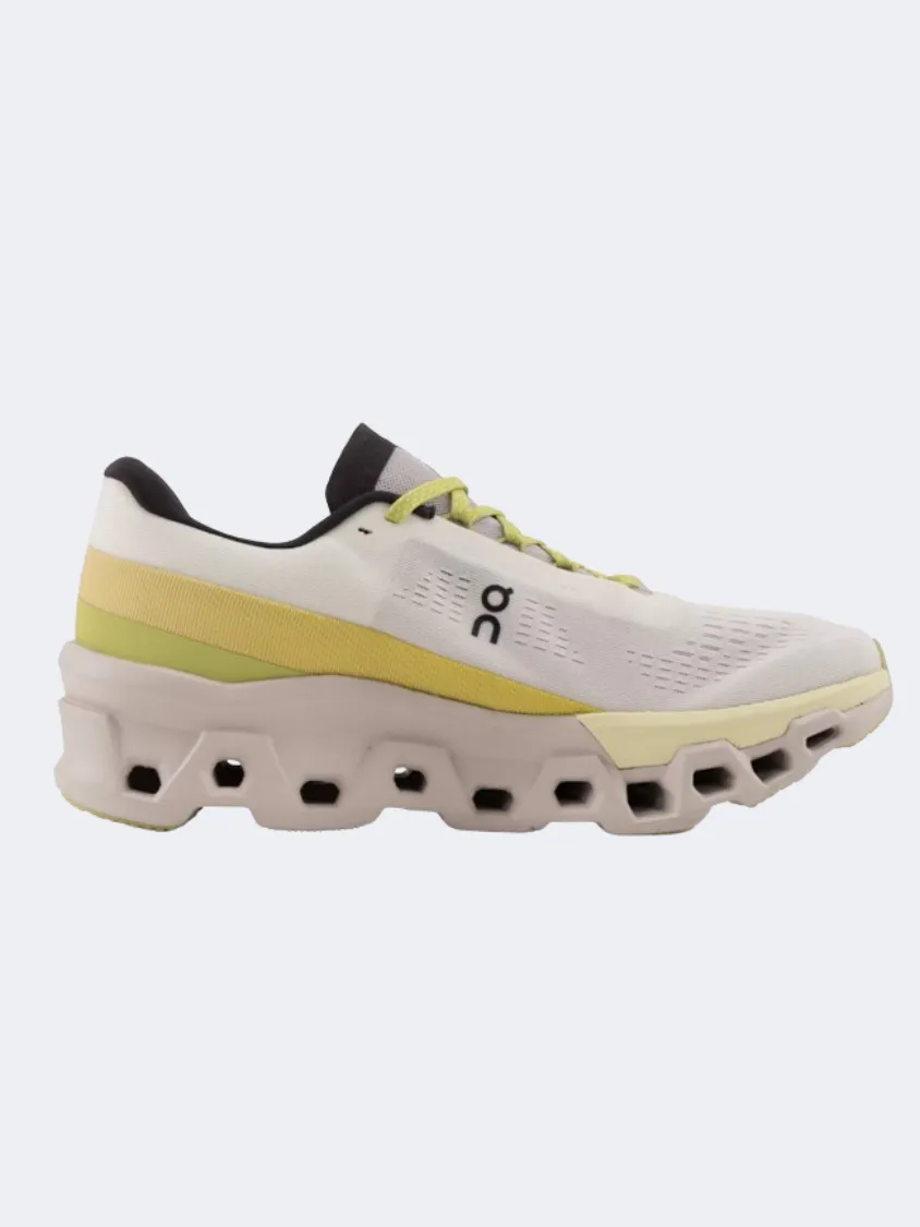 On Cloudmonster 2 Men Running Shoes Undyed/Zest