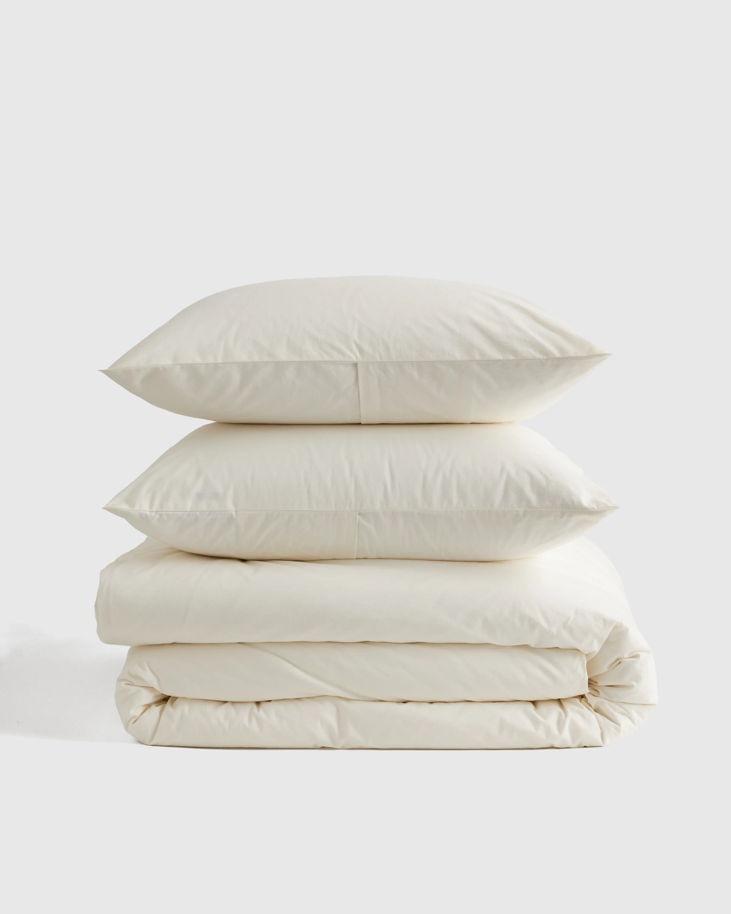 Organic Brushed Cotton Duvet Cover Set