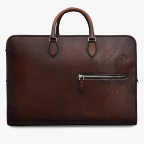 Overnight Scritto Leather Travel Bag