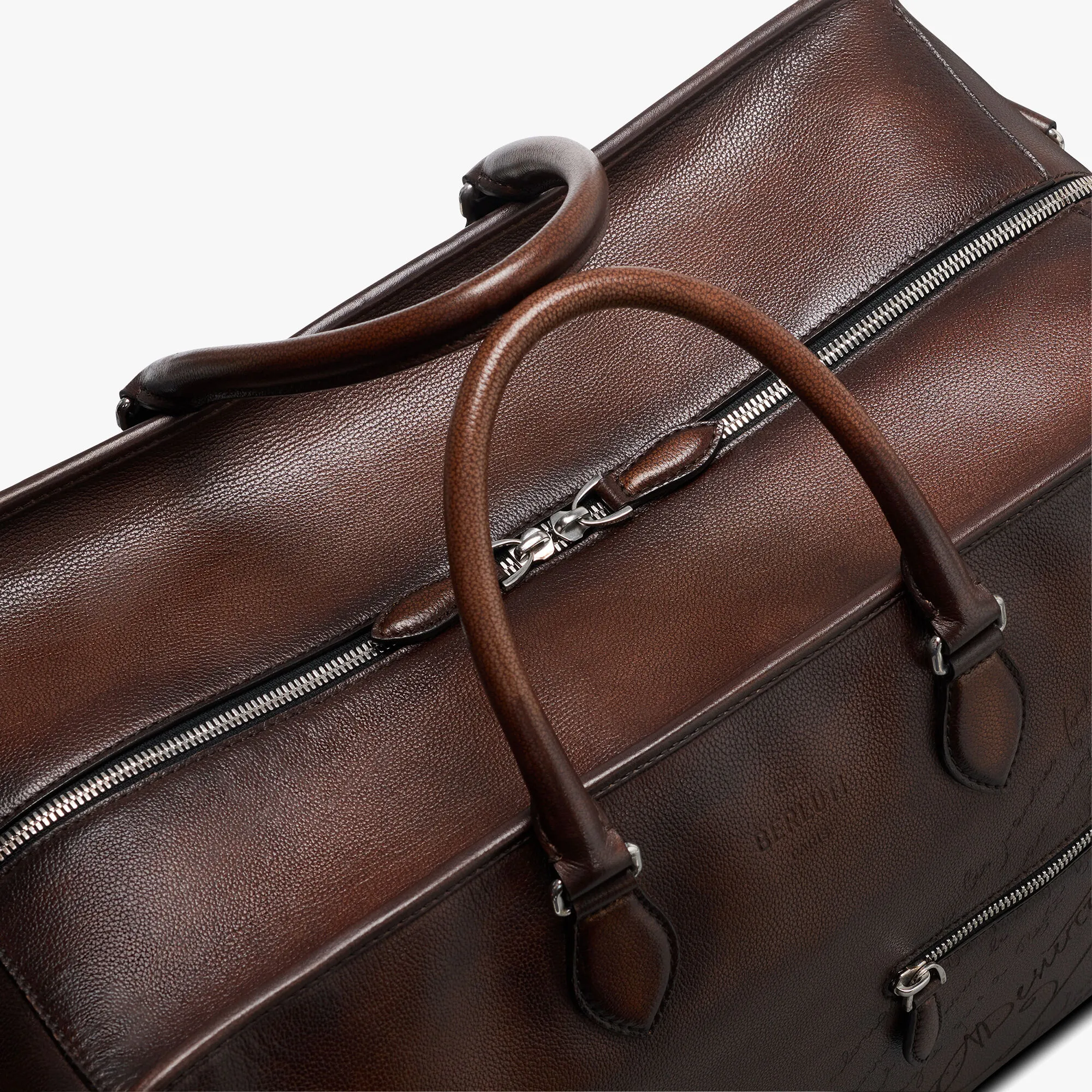 Overnight Scritto Leather Travel Bag