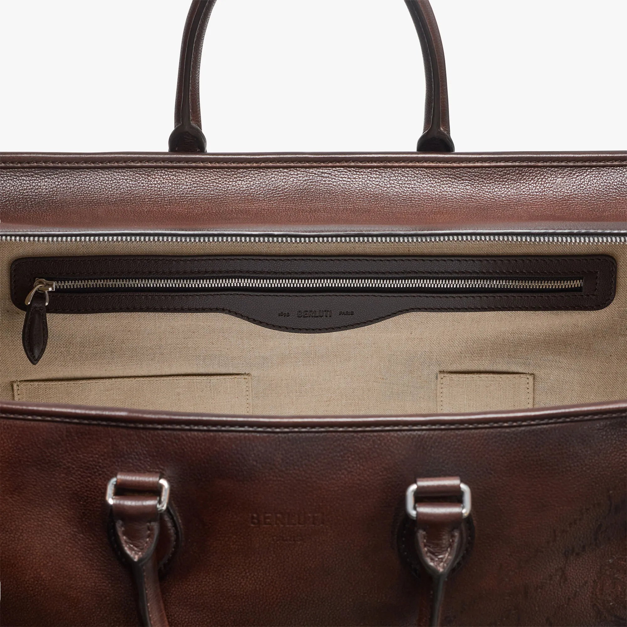 Overnight Scritto Leather Travel Bag