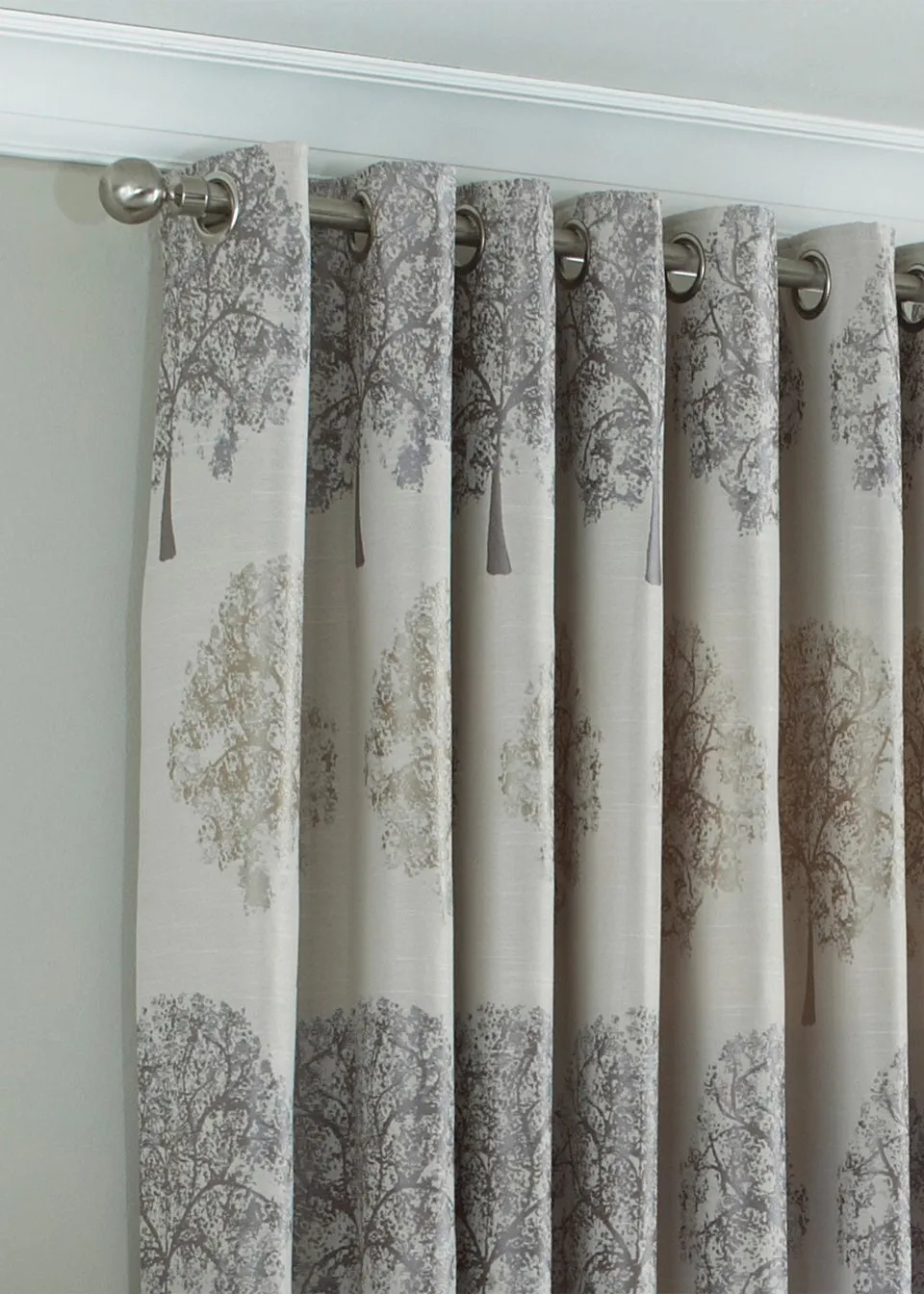 Paoletti Oakdale Motif Eyelet Curtains