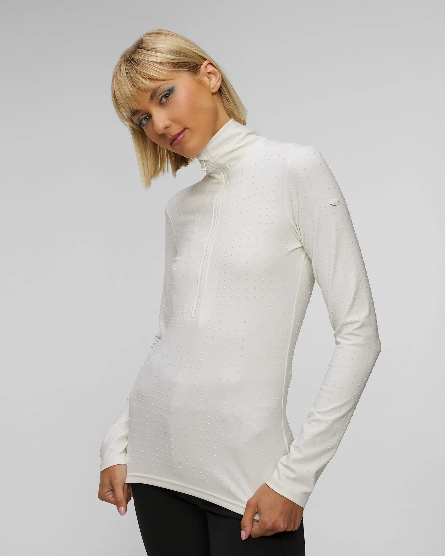 Pearl ski turtleneck with pearls Goldbergh Marie GB30520244-8040