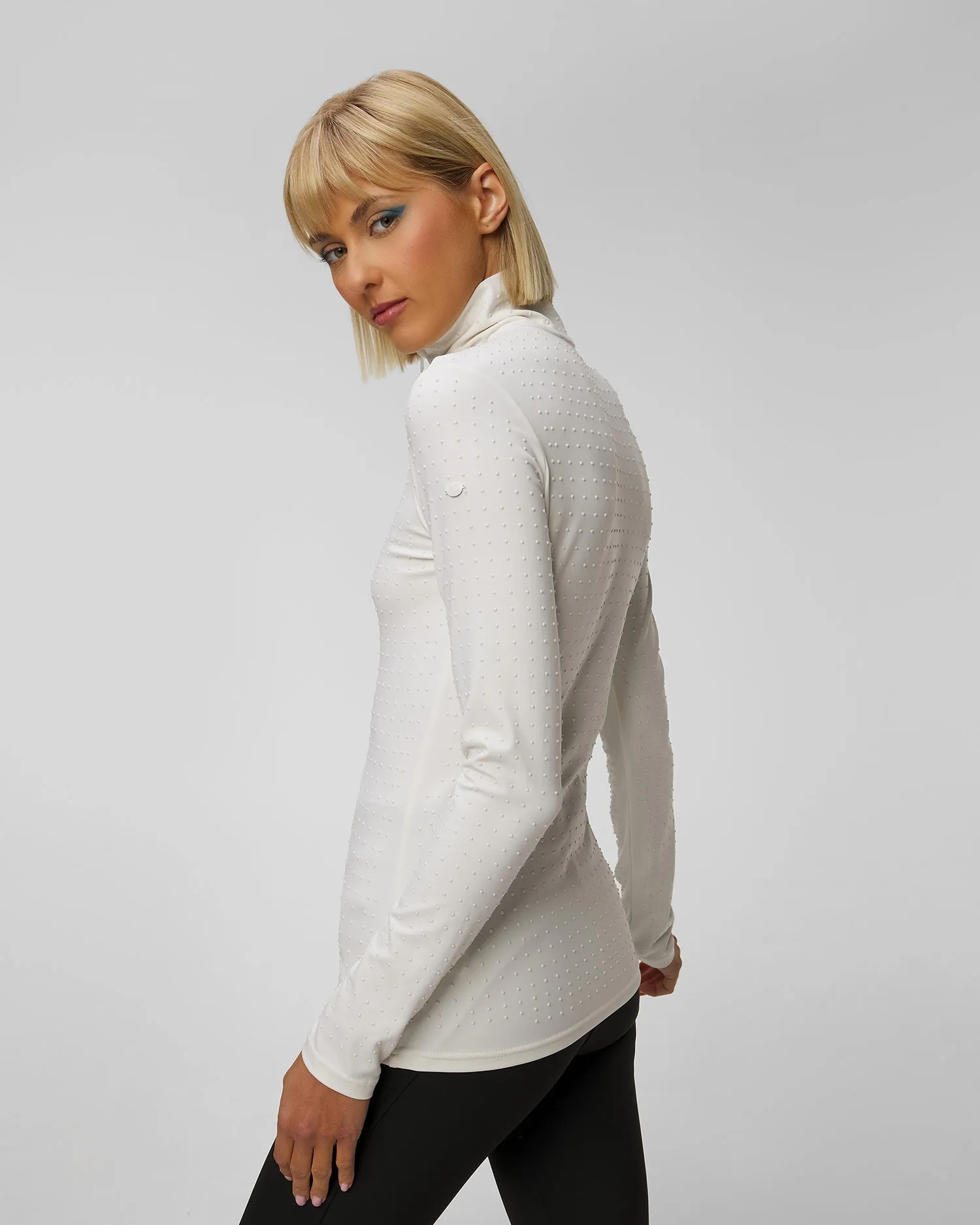 Pearl ski turtleneck with pearls Goldbergh Marie GB30520244-8040