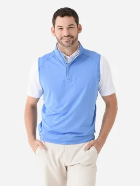     PETER MILLAR  Crown Crafted Men's Stealth Performance Quarter-Zip Vest    