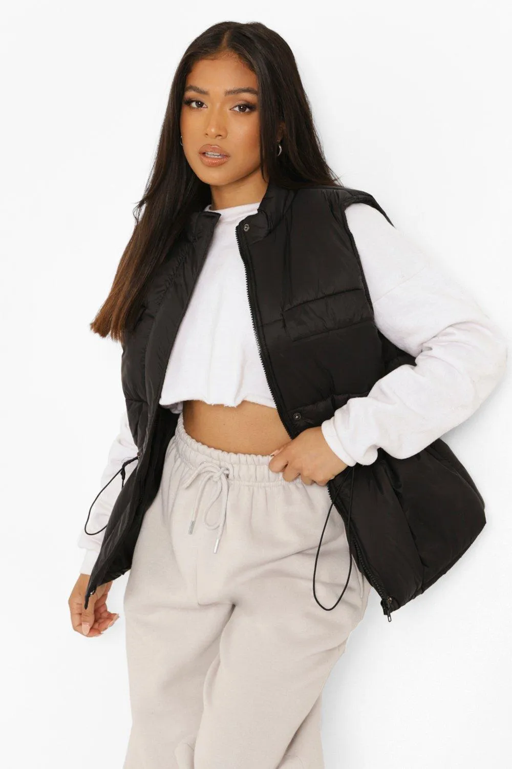 Petite Synched Waist Vest