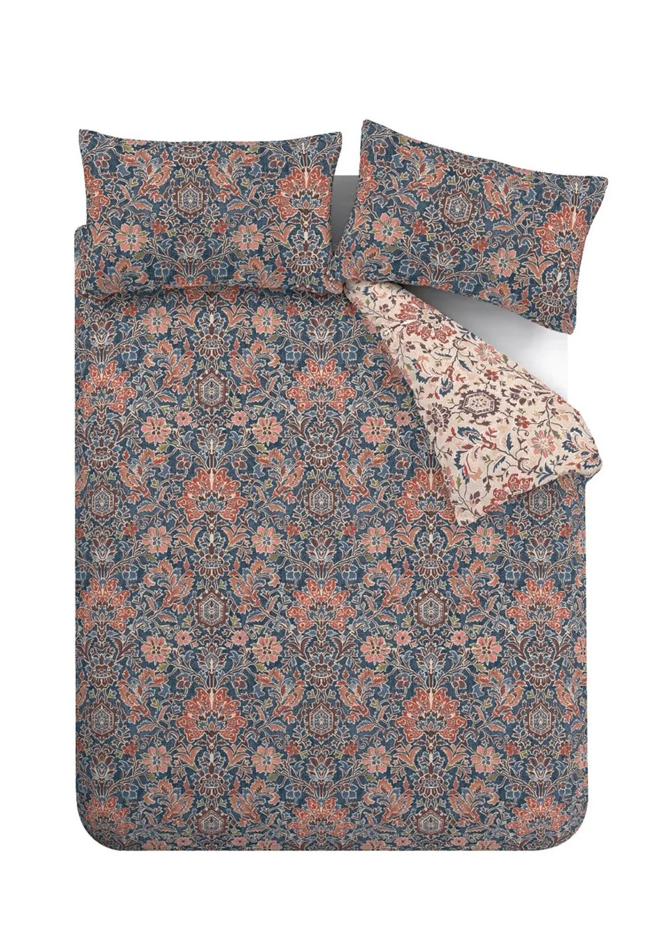 Pineapple Elephant Keera Floral Reversible Duvet Cover Set