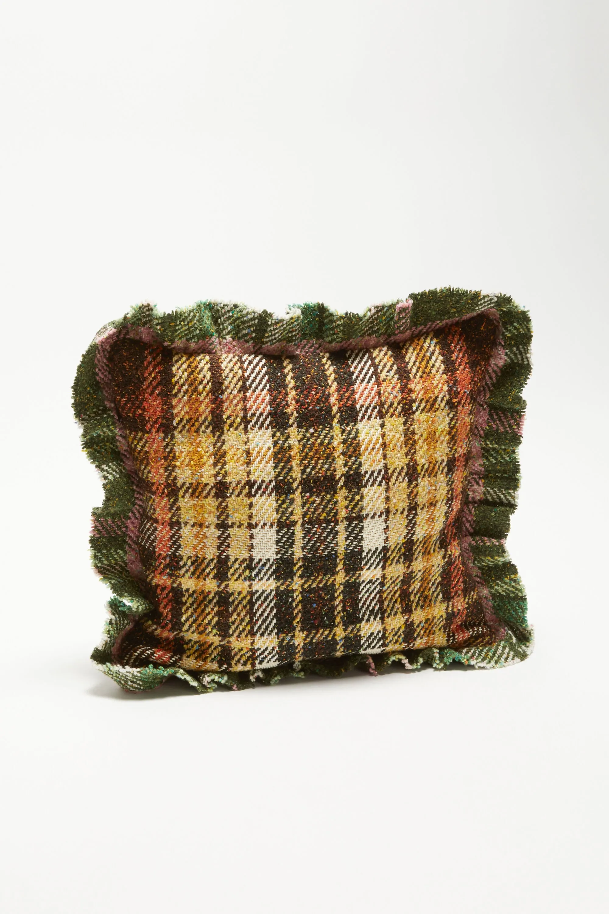 Plaid pillow