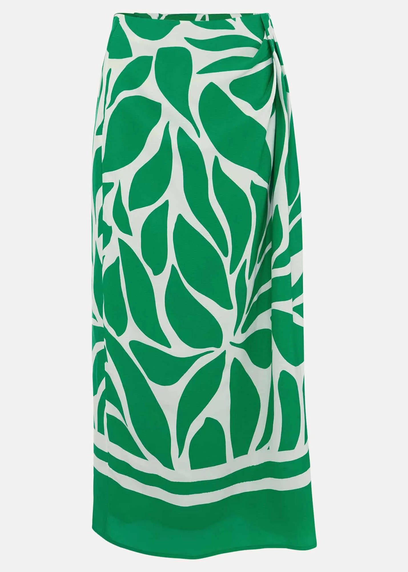 Presley Leaf Print Skirt