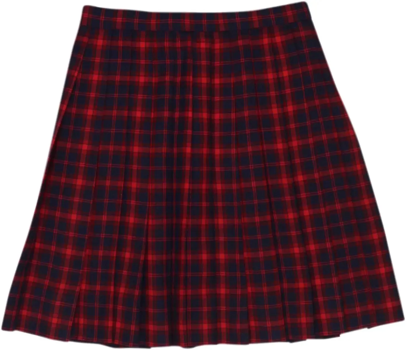 Red Checked Skirt | ThriftTale