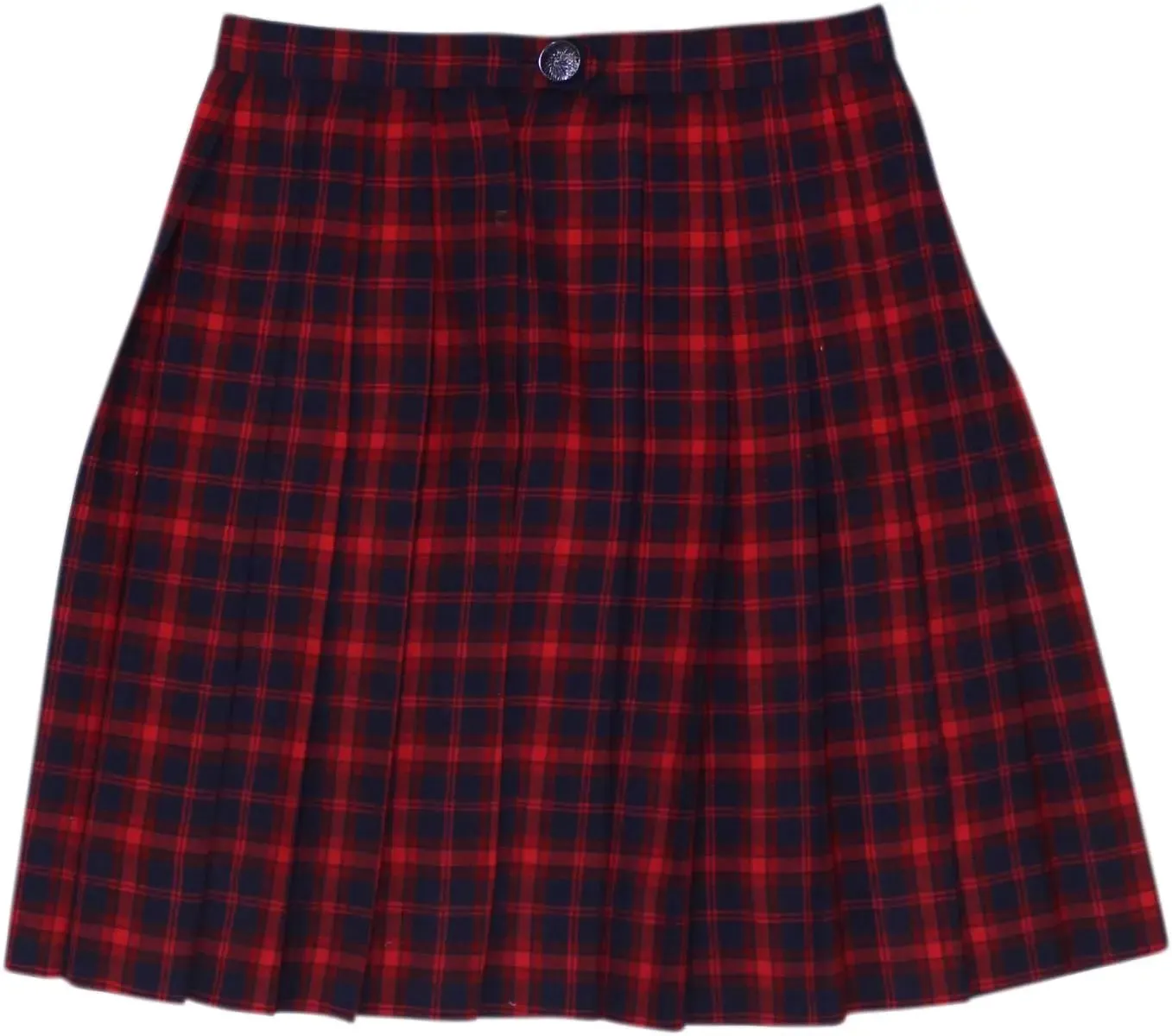 Red Checked Skirt | ThriftTale