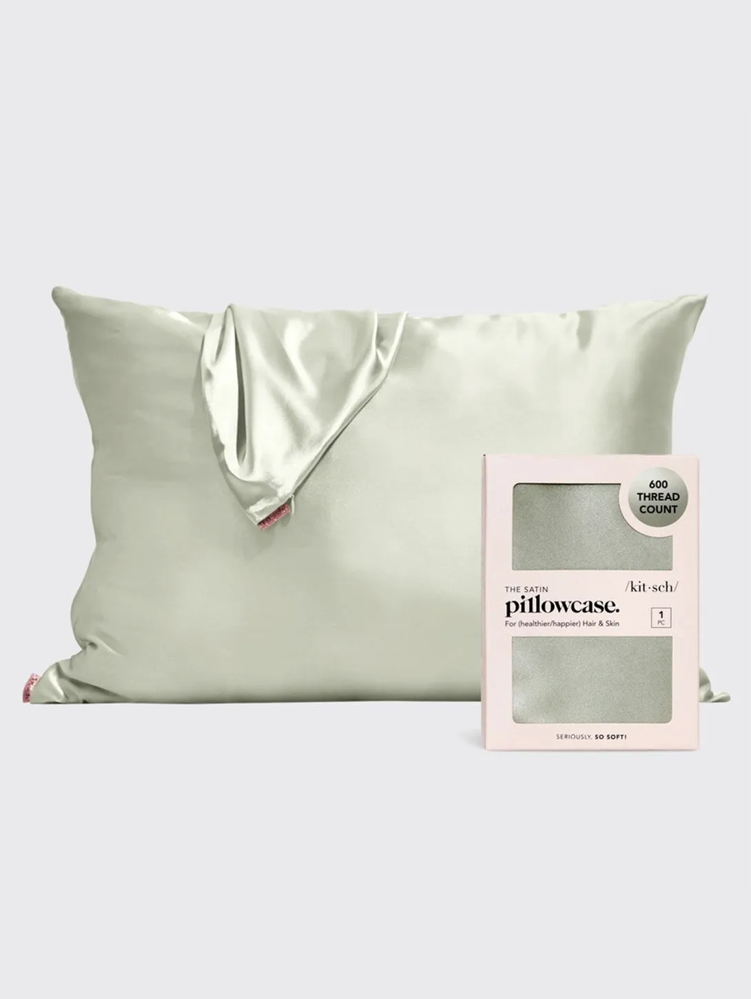 Satin Pillowcase - Sage