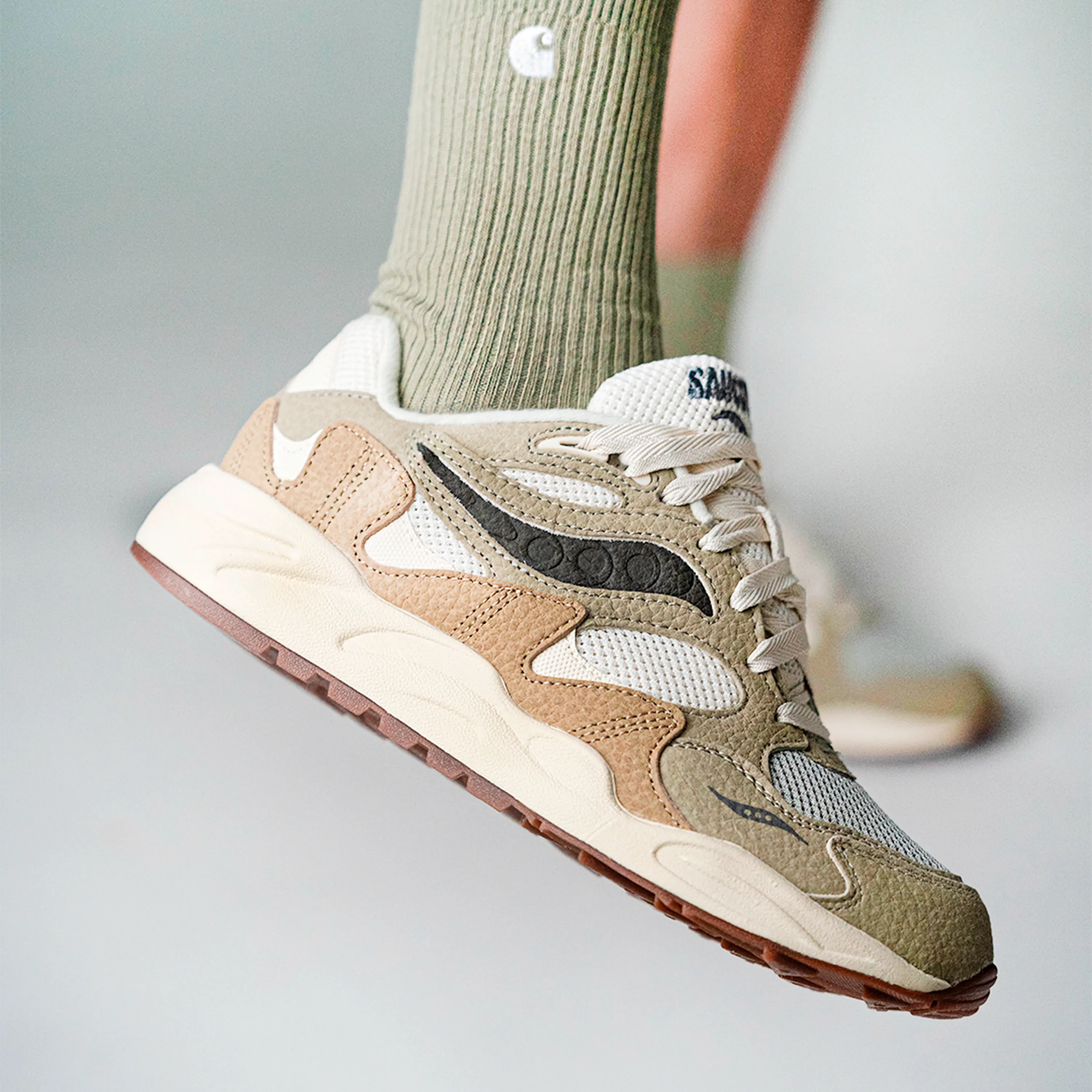 SAUCONY GRID SHADOW 2 SAND & SAGE - S70799