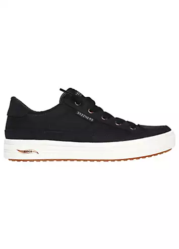 Skechers Black Arch Fit Arcade Meet Ya There Trainers | Kaleidoscope