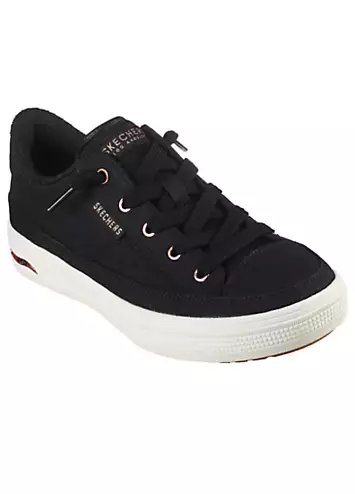 Skechers Black Arch Fit Arcade Meet Ya There Trainers | Kaleidoscope