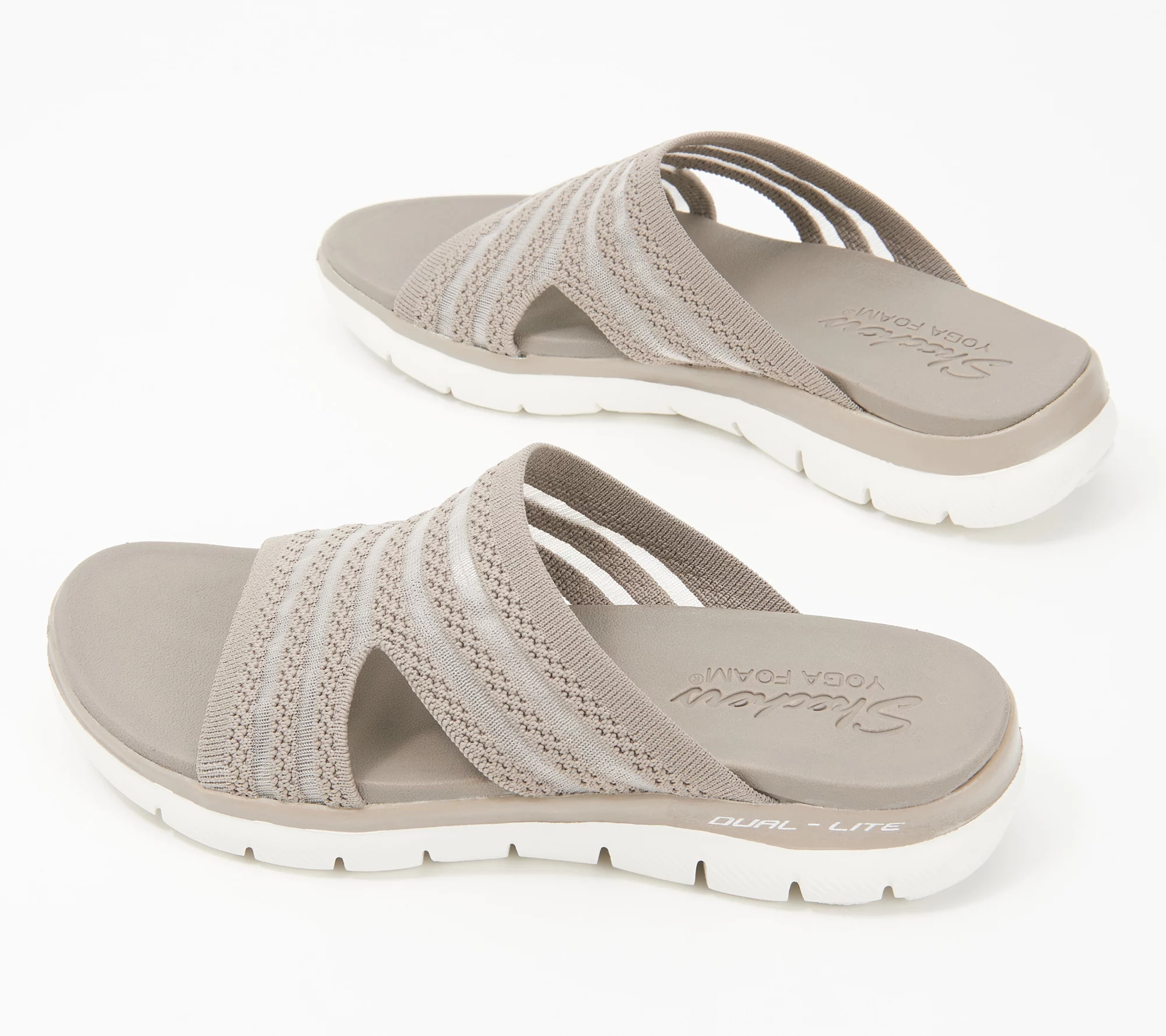 Skechers Flex Appeal Washable Mesh Slide Sandals - Right Sheer