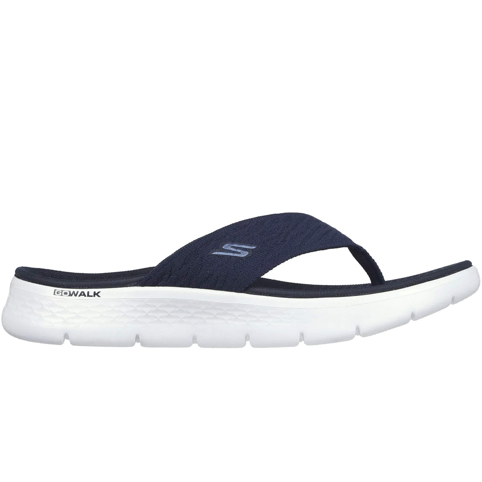 Skechers Womens Go Walk Flex Splendor Sandals Flip Flops - Navy