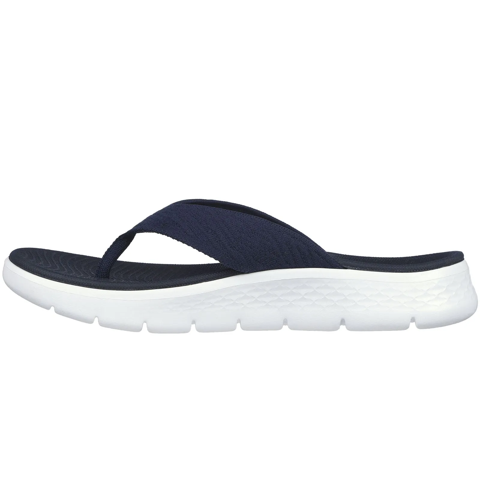 Skechers Womens Go Walk Flex Splendor Sandals Flip Flops - Navy