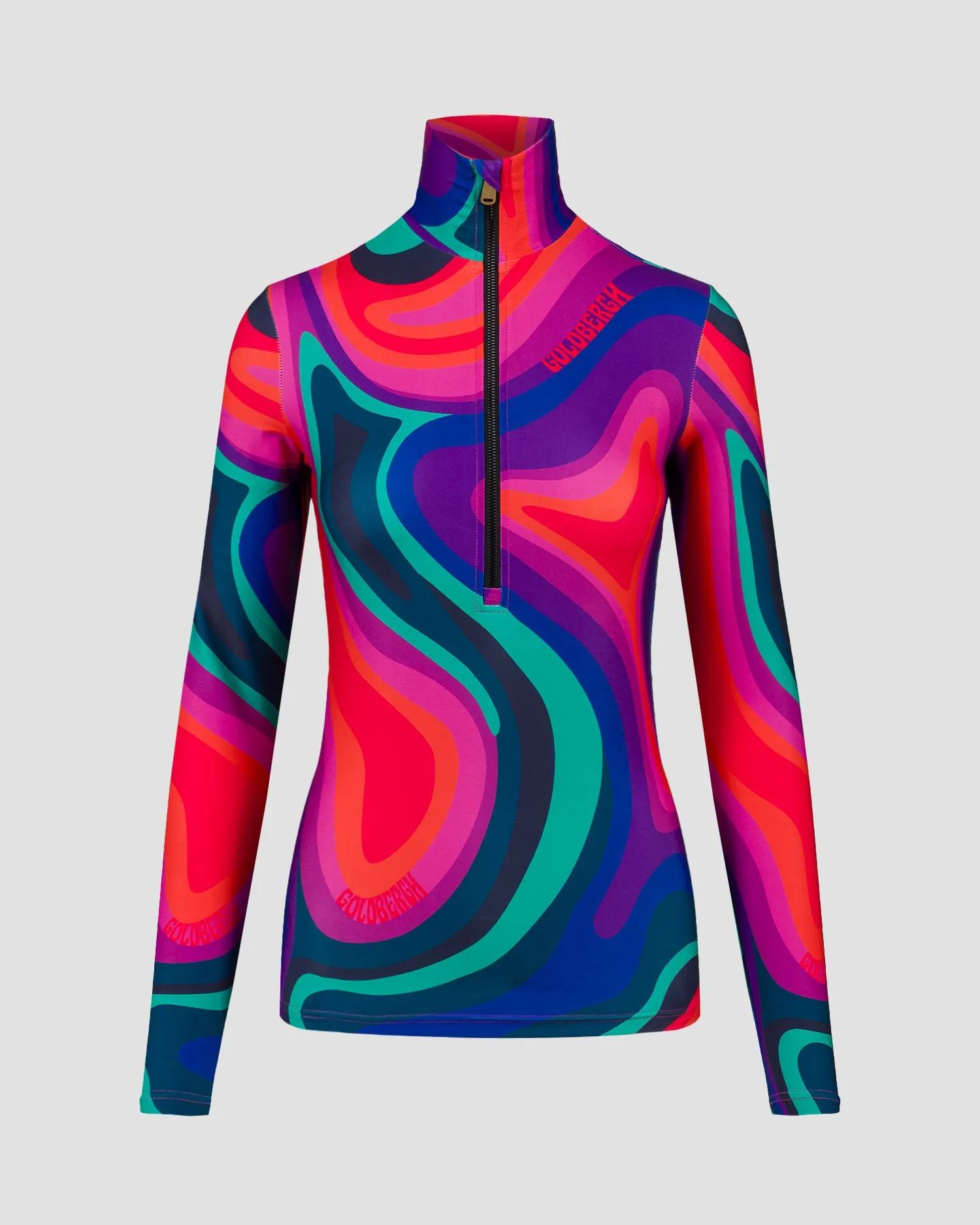 Ski turtleneck with a print Goldbergh Illusion GB32020244-1