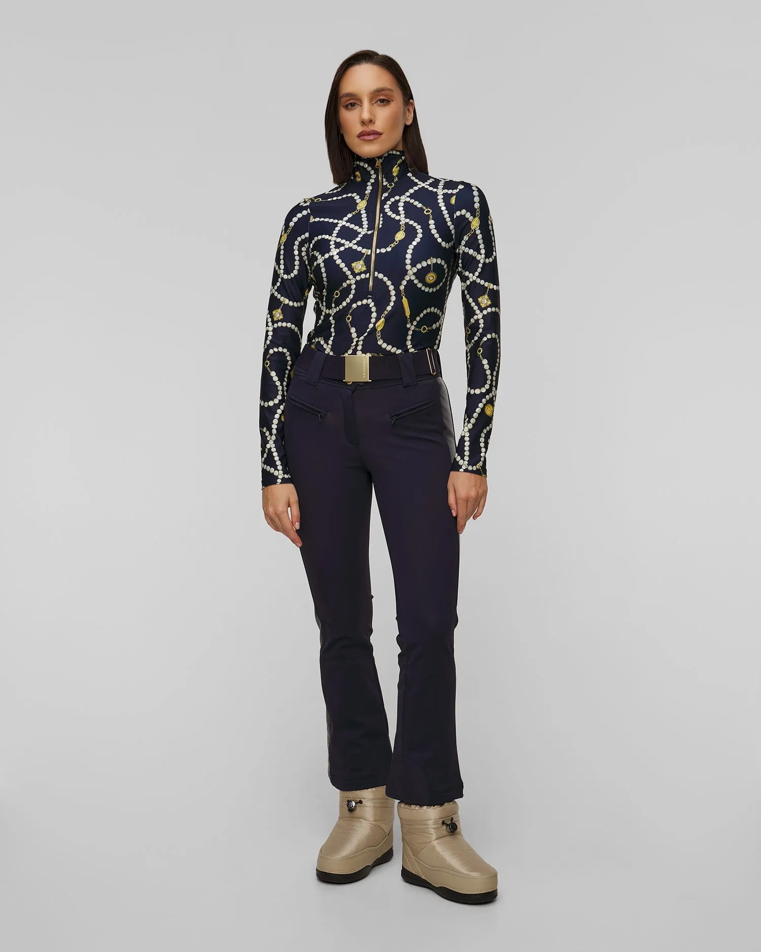 Ski turtleneck with a print Goldbergh Vivienne GB32220244-5635