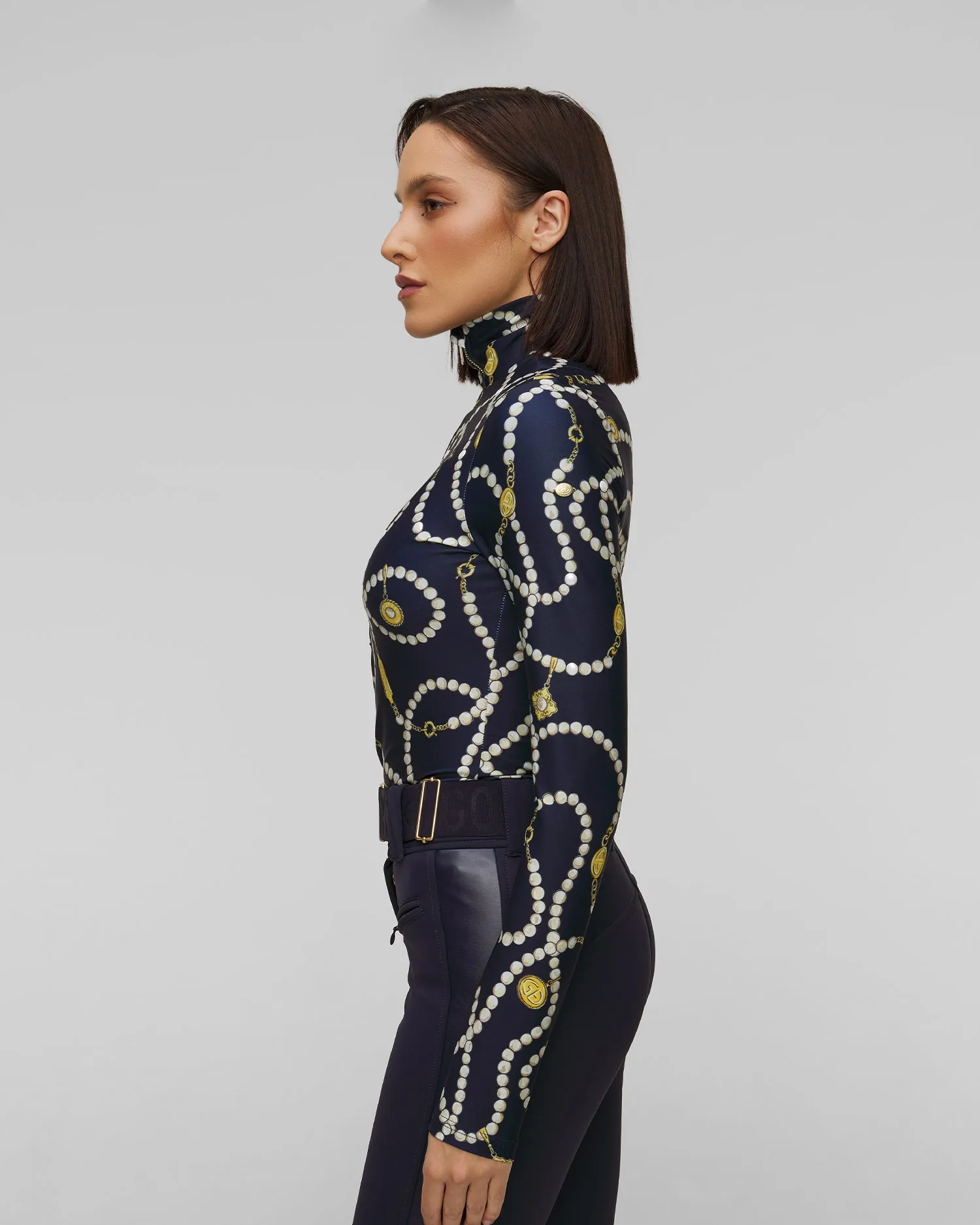 Ski turtleneck with a print Goldbergh Vivienne GB32220244-5635