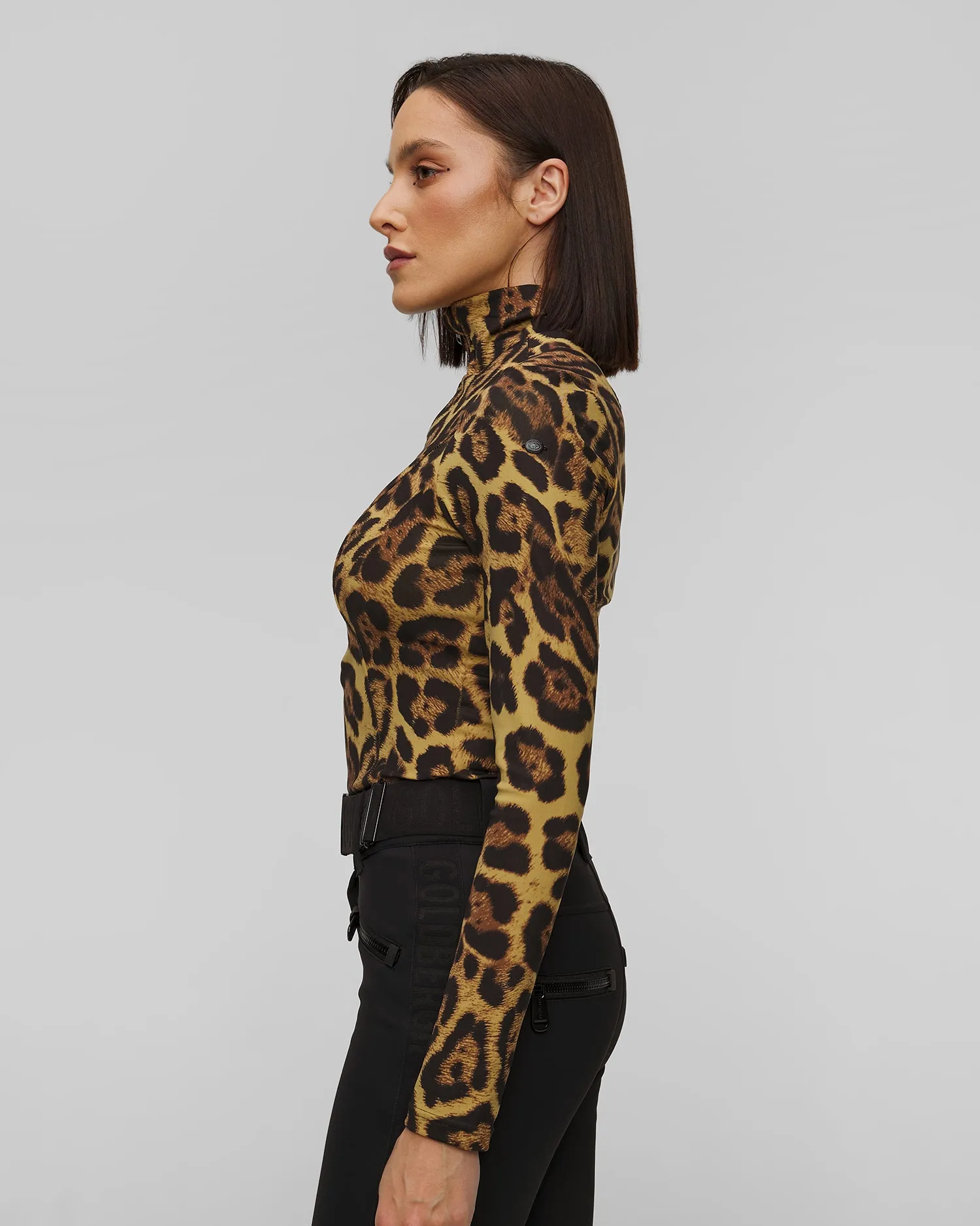 Ski turtleneck with an animal print Goldbergh Leona GB31120244-7250