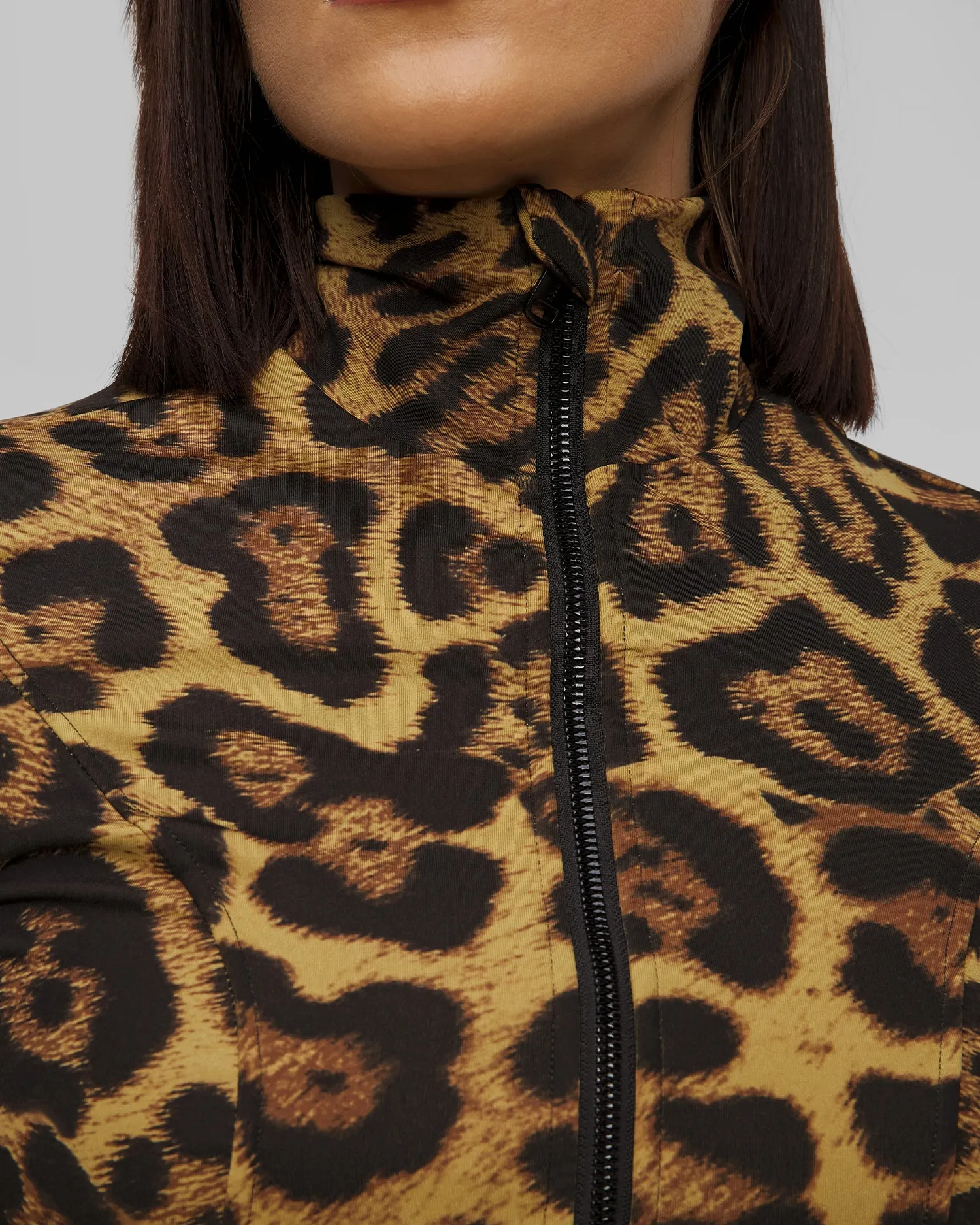 Ski turtleneck with an animal print Goldbergh Leona GB31120244-7250