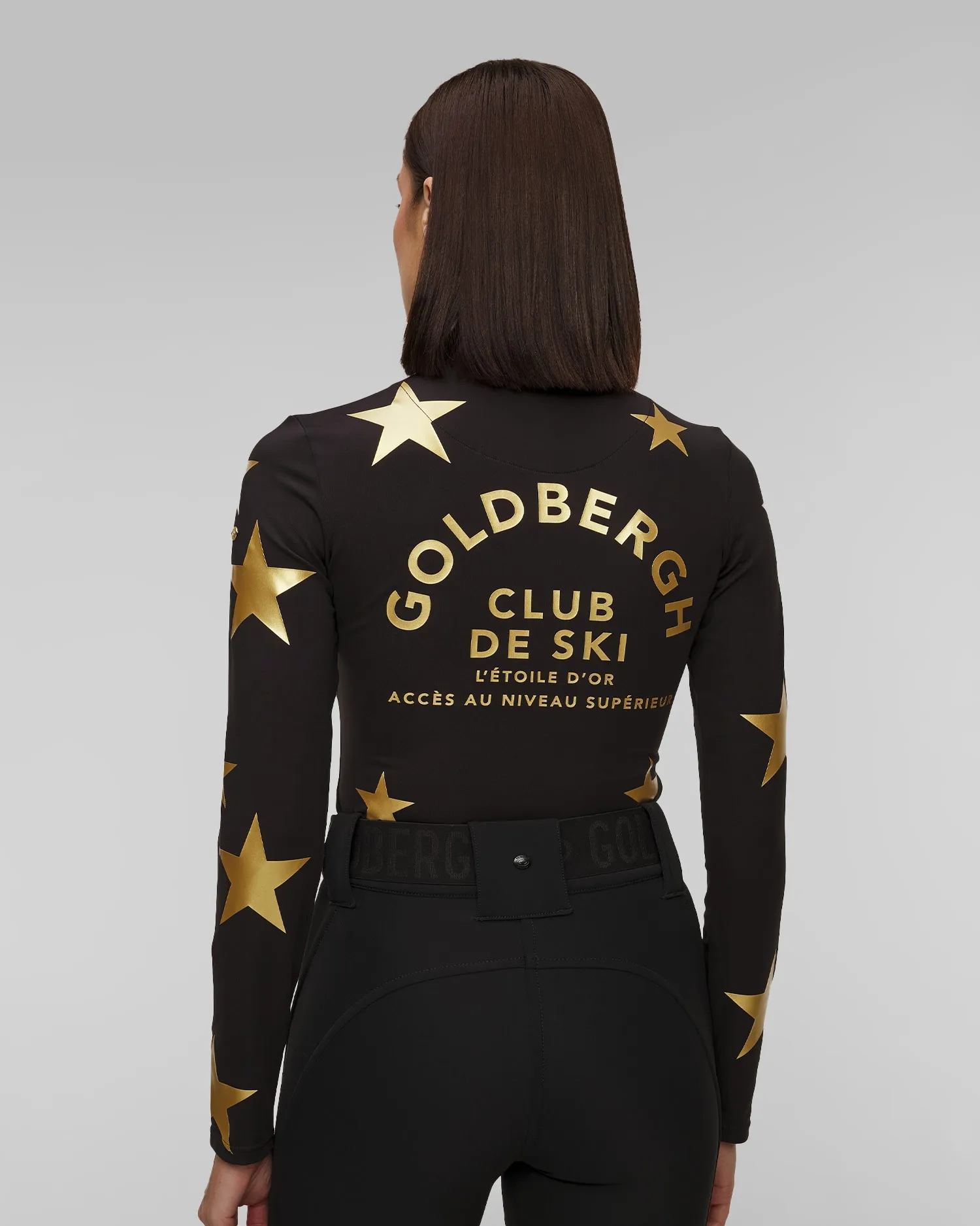 Ski turtleneck with stars Goldbergh Galactique GB31220244-9001