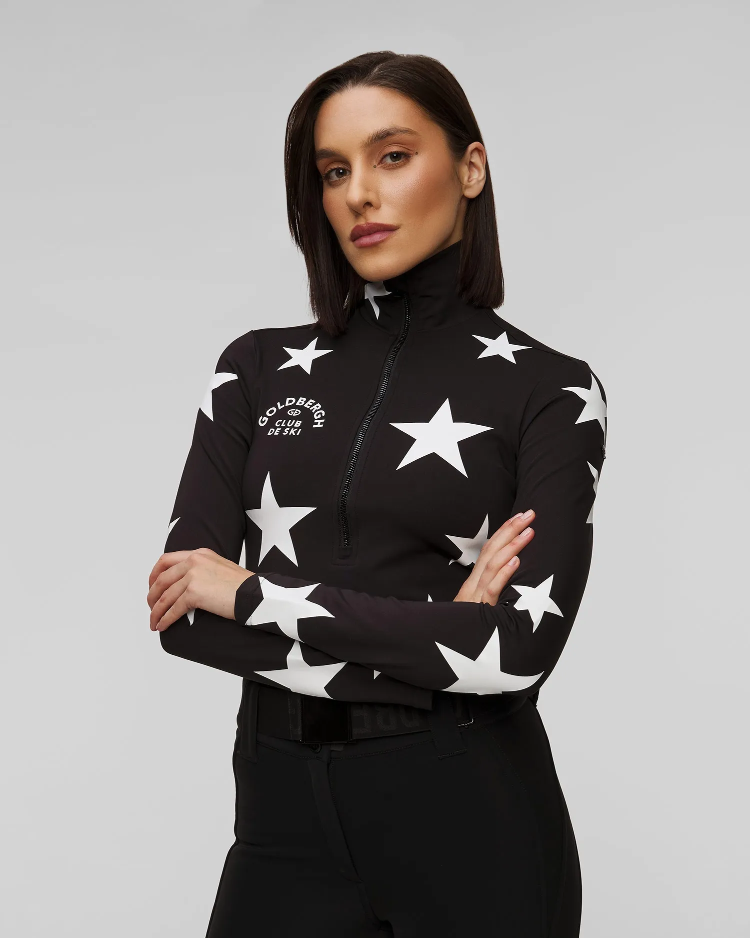 Ski turtleneck with stars Goldbergh Galactique GB31220244-9008