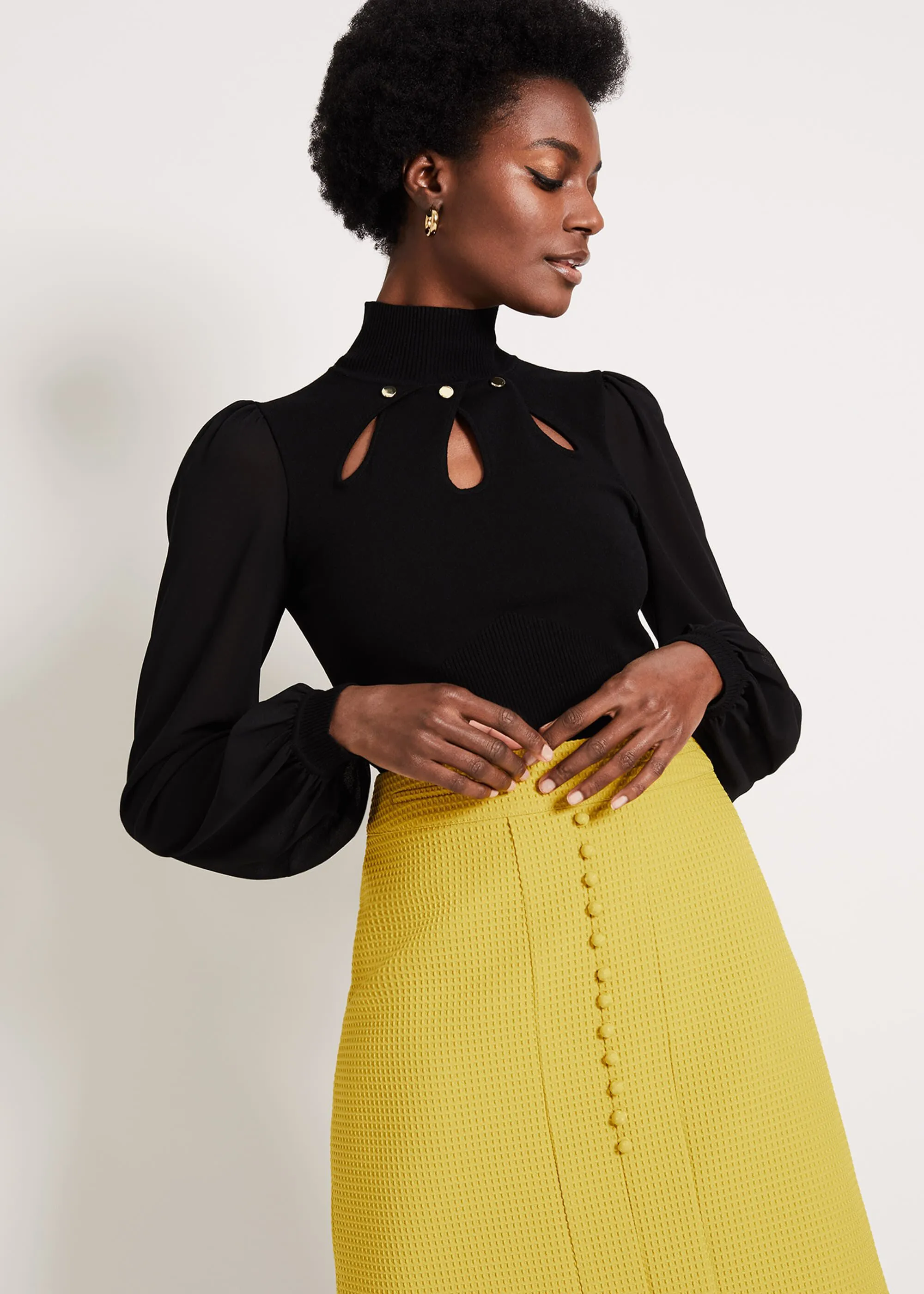 Skye Textured Skirt