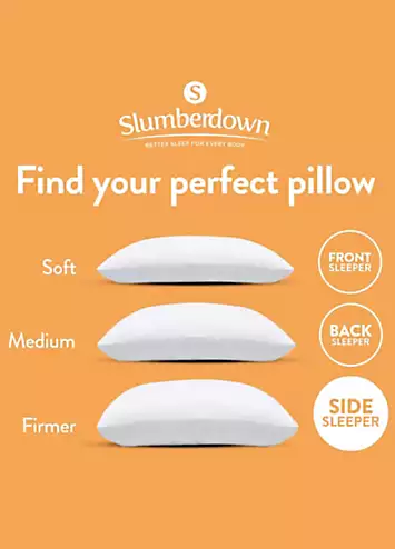 Slumberdown Super Support Firm Support Pack of 4 Pillows | Kaleidoscope