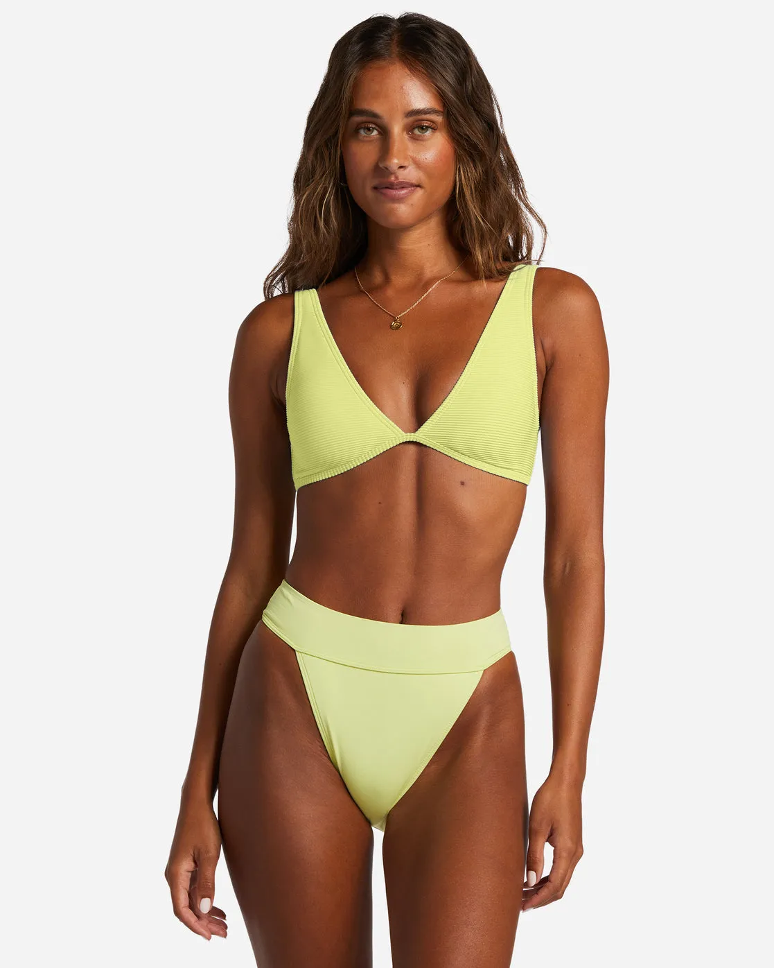 Sol Searcher Aruba Bikini Bottoms - Light Lime