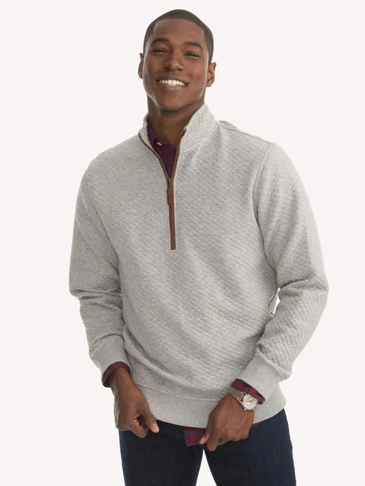     SOUTHERN TIDE  Men's Sundown Quilted Quarter Zip Pullover    