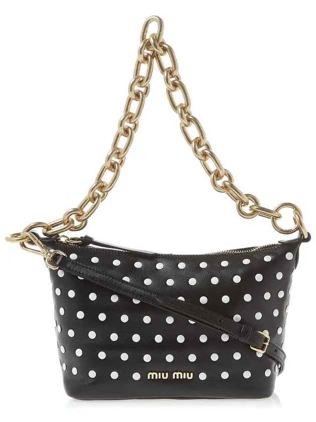 Spirit Studded Shoulder Bag Black