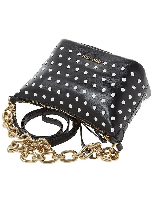 Spirit Studded Shoulder Bag Black