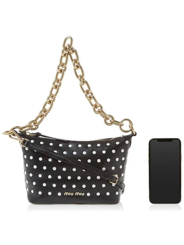 Spirit Studded Shoulder Bag Black