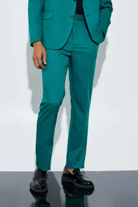 Straight Fit Suit Trousers