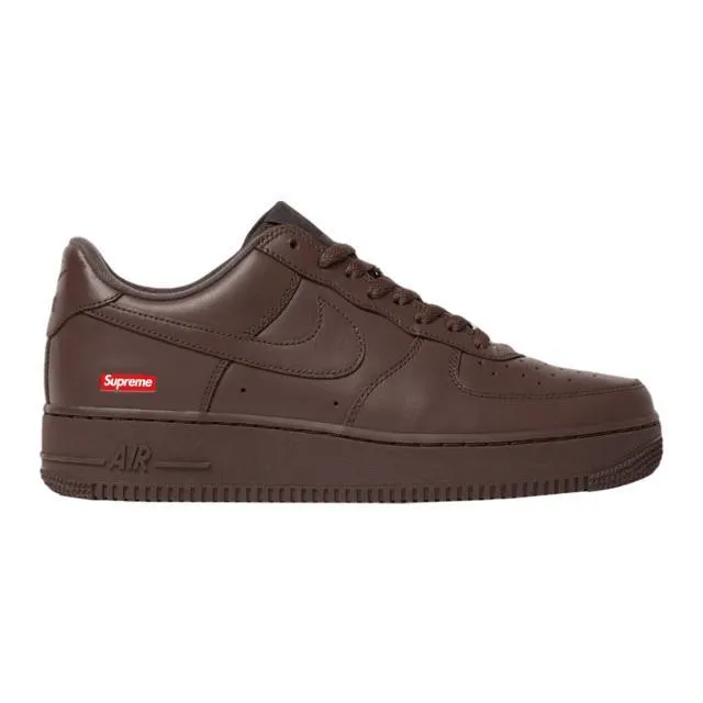 Supreme x Nike Air Force 1 Low (Box Logo Baroque Brown/ ...